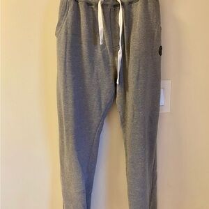 Aeropostale Heather Gray Joggers with White Tie